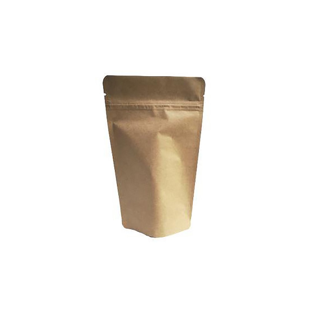Pungă Doypack cu zip și valvă 750 g, nature