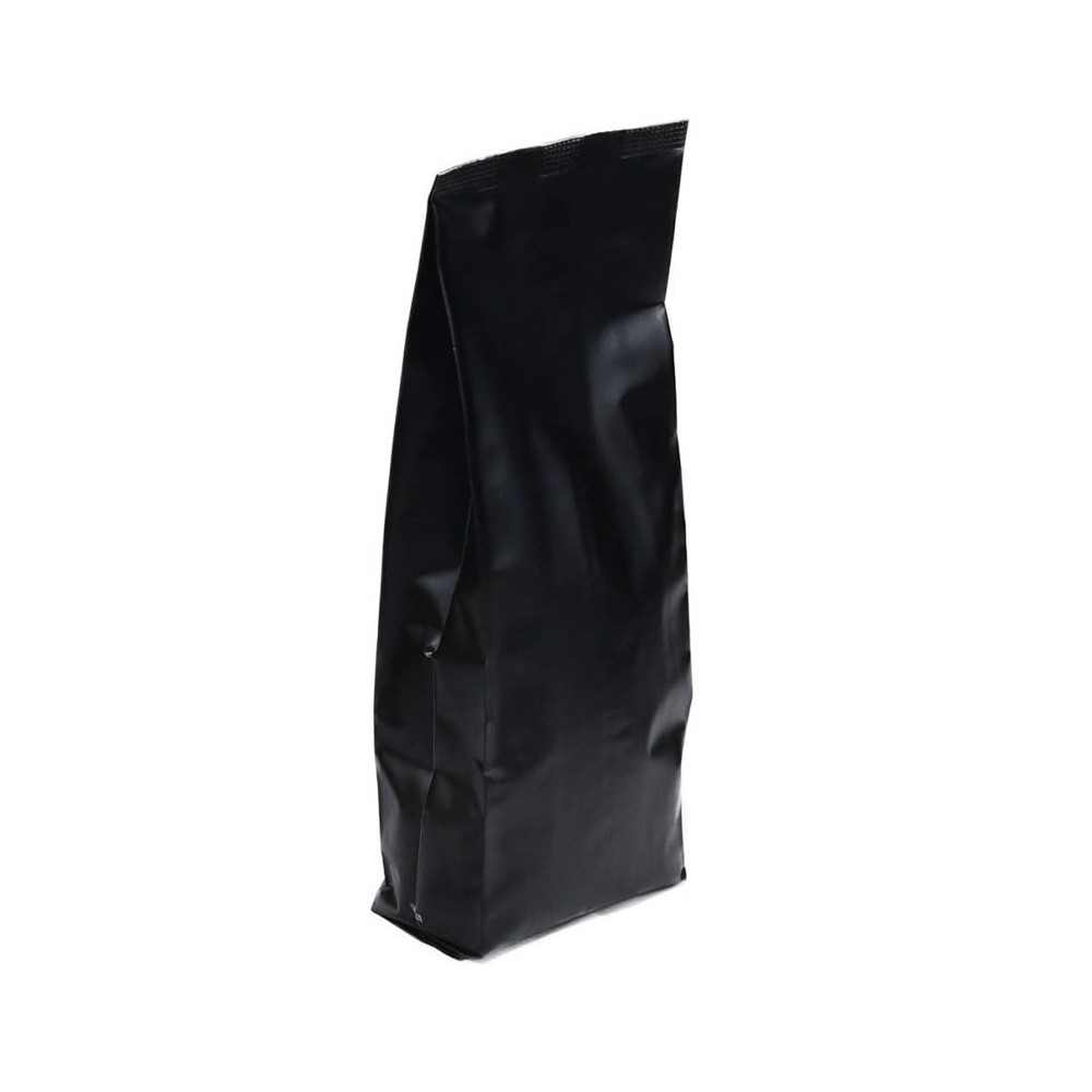Pungă cu pliu lateral 250 g, negru mat
