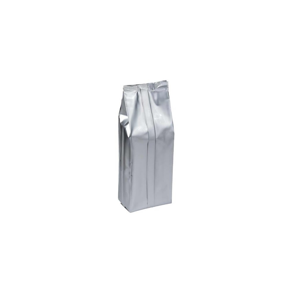 Pungă cu pliu lateral 1000 g, argintiu