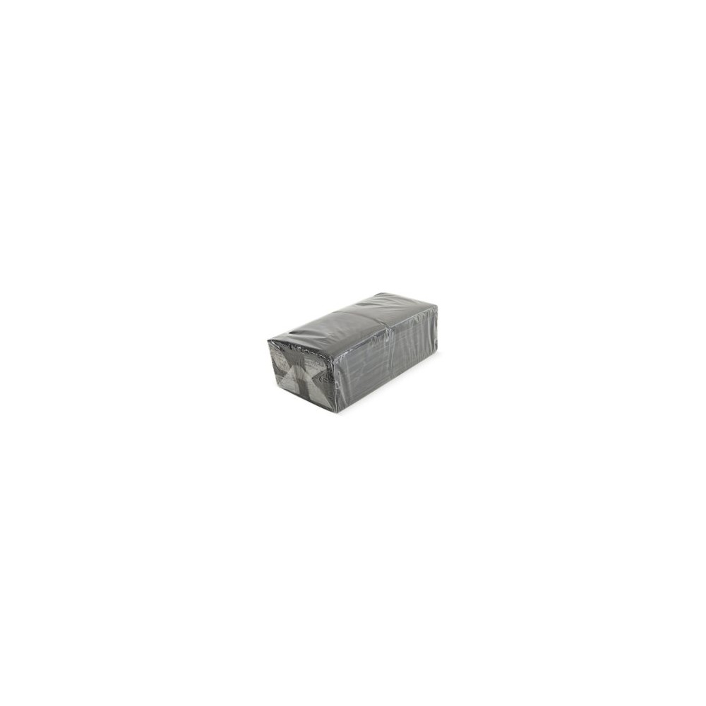 Servetele negre patrate 33 cm - 250 buc/set
