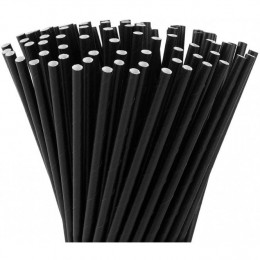Paie BIO din hartie, negre  - 500 buc/set