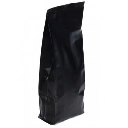 Pungă cu pliu lateral 250 g, negru mat