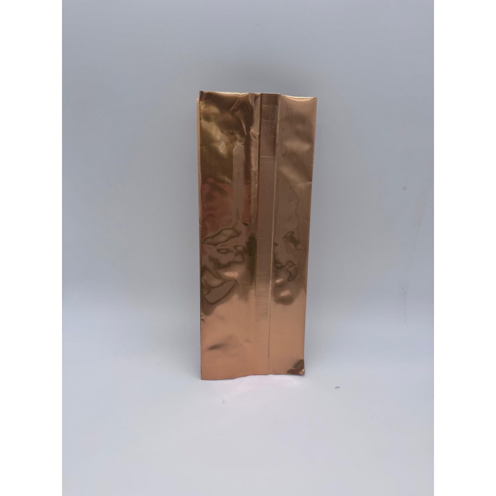 Pungă cu pliu lateral 250 g, aurie