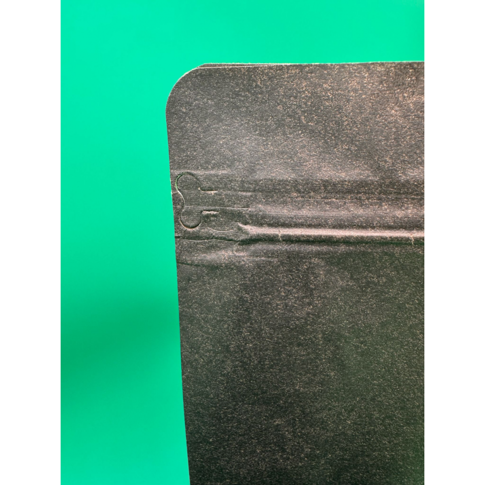 copy of Flat Bottom cu zip 250 g,  negru mat