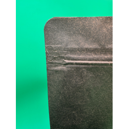 copy of Flat Bottom cu zip 250 g,  negru mat