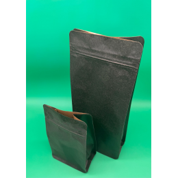 copy of Flat Bottom cu zip 250 g,  negru mat