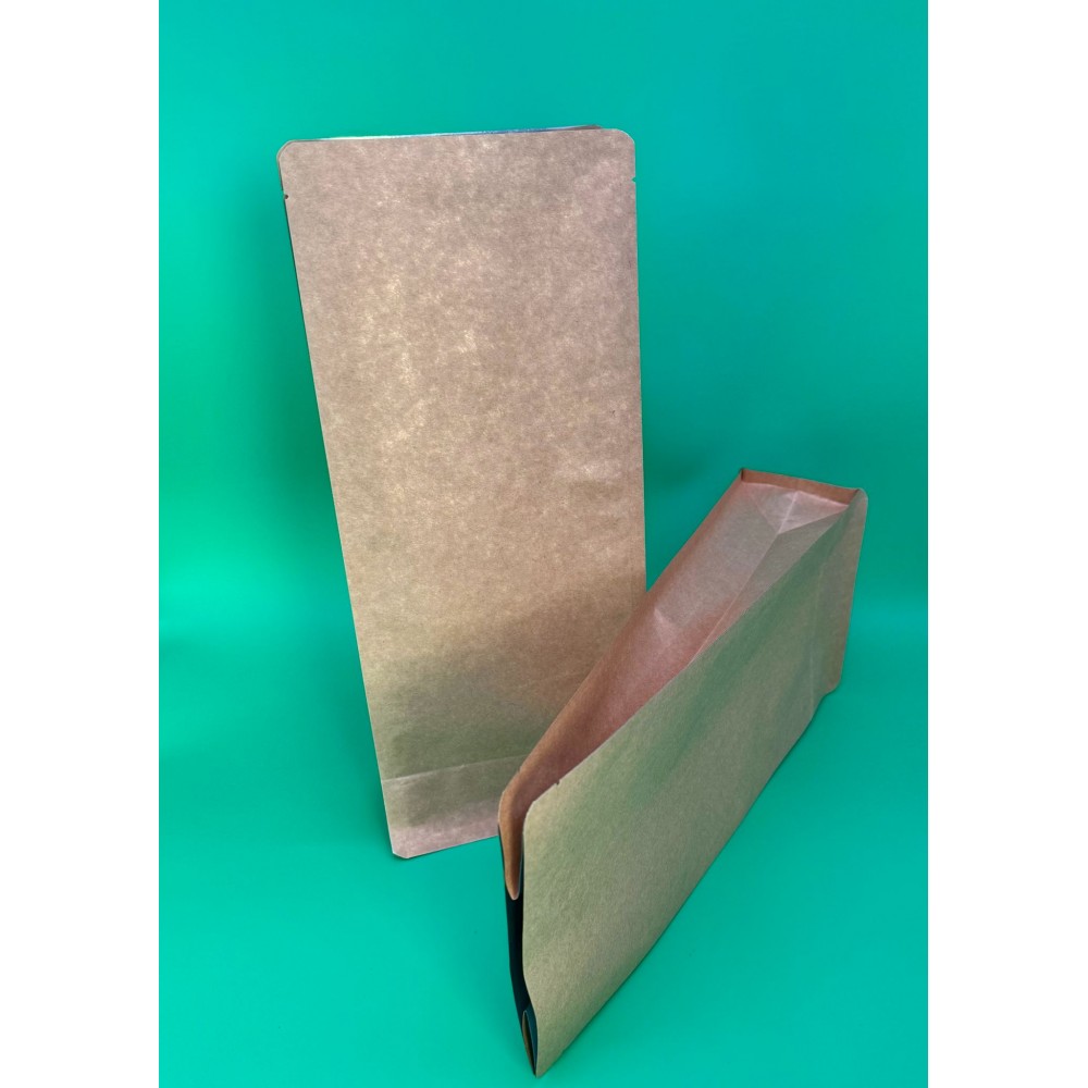 Pungă Flat Bottom 1000 g, kraft