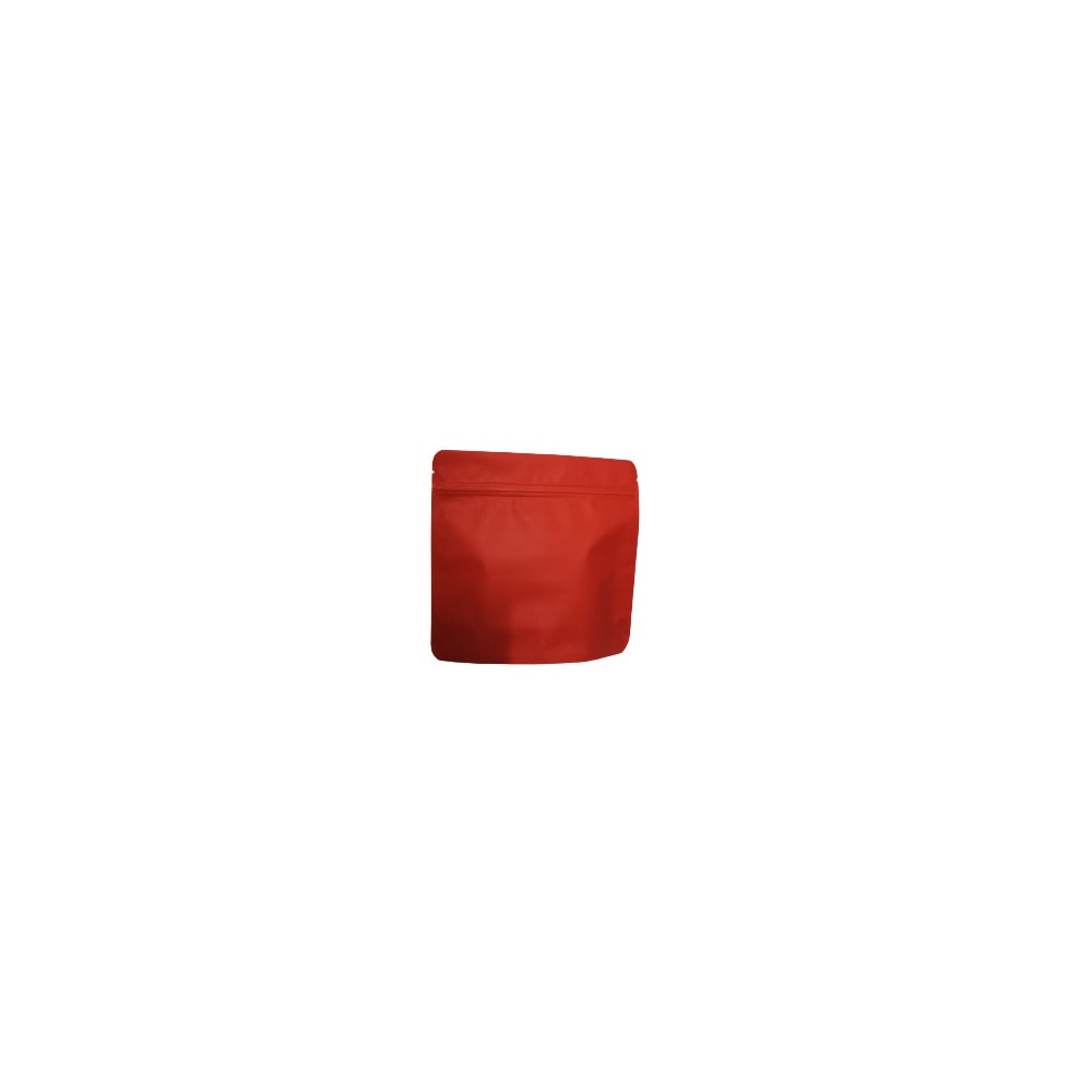 Pungă Doypack cu zip 250 g, cărămiziu soft touch