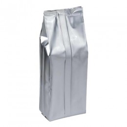 Pungă cu pliu lateral 250 g, argintiu